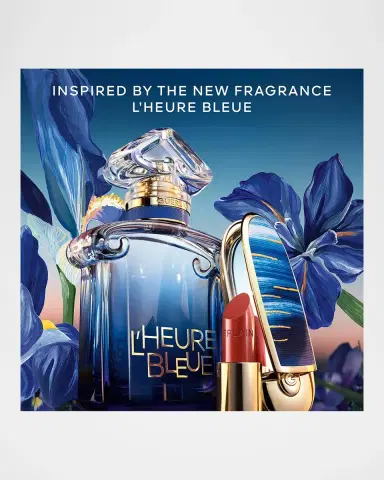 Guerlain Limited Edition L 'Heure Bleue Rouge G Customizable Lipstick Case, Bleu Reverie | Thumbnail 6 Guerlain Limited Edition L 'Heure Bleue Rouge G Customizable Lipstick Case, Bleu Reverie | Thumbnail 6