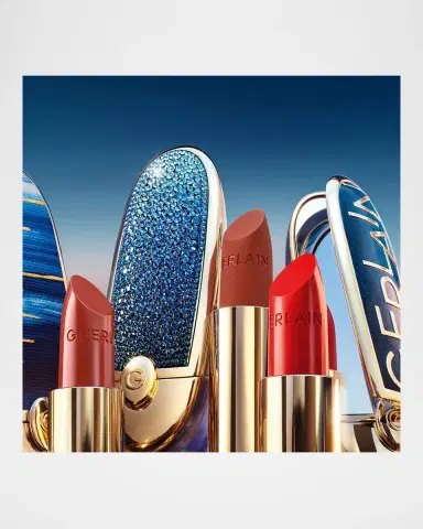 Guerlain Limited Edition L 'Heure Bleue Rouge G Customizable Lipstick Case, Bleu Reverie | Thumbnail 7 Guerlain Limited Edition L 'Heure Bleue Rouge G Customizable Lipstick Case, Bleu Reverie | Thumbnail 7