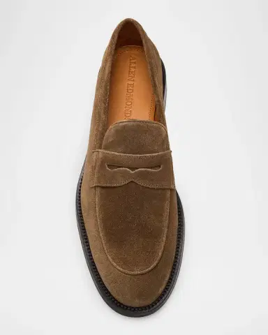 Allen Edmonds Como Suede Penny Loafers | Thumbnail 4 Allen Edmonds Como Suede Penny Loafers | Thumbnail 4