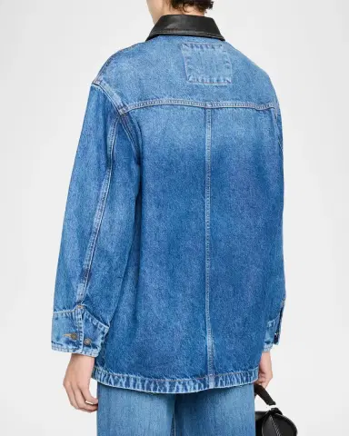 Simkhai Larz Denim Chore Jacket | Thumbnail 3 Simkhai Larz Denim Chore Jacket | Thumbnail 3