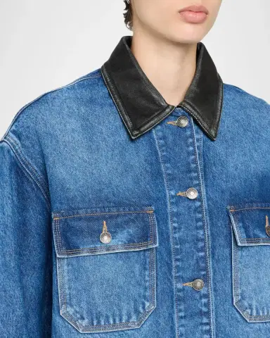Simkhai Larz Denim Chore Jacket | Thumbnail 5 Simkhai Larz Denim Chore Jacket | Thumbnail 5