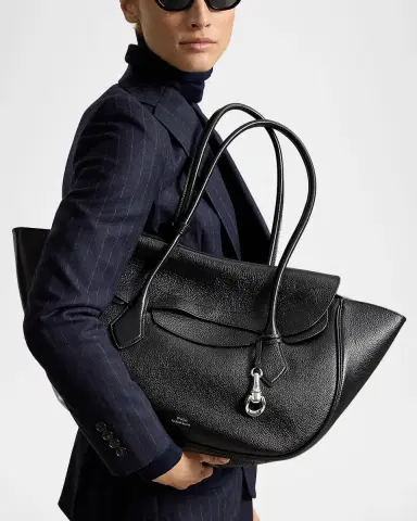 Polo Ralph Lauren Grain Leather Shoulder Bag | Thumbnail 2 Polo Ralph Lauren Grain Leather Shoulder Bag | Thumbnail 2