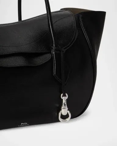 Polo Ralph Lauren Grain Leather Shoulder Bag | Thumbnail 6 Polo Ralph Lauren Grain Leather Shoulder Bag | Thumbnail 6