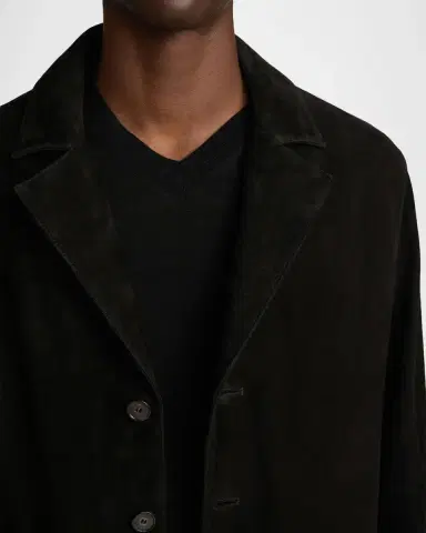 Frame Men's Suede Single-Breasted Blazer | Thumbnail 5 Frame Men's Suede Single-Breasted Blazer | Thumbnail 5