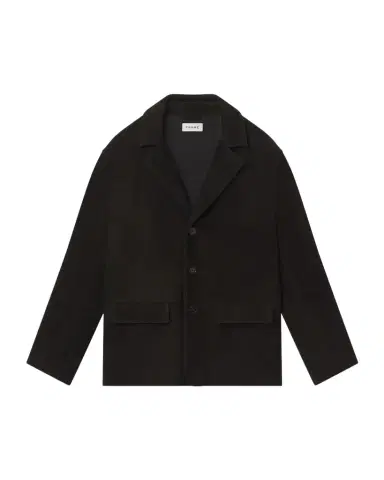 Frame Men's Suede Single-Breasted Blazer | Thumbnail 1 Frame Men's Suede Single-Breasted Blazer | Thumbnail 1