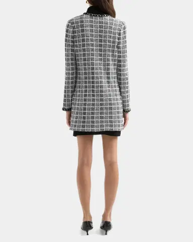 Misook Grid-Check Jacket | Thumbnail 3 Misook Grid-Check Jacket | Thumbnail 3
