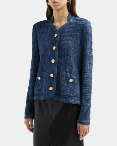 Misook Rib-Knit Jacket | Thumbnail 4 Misook Rib-Knit Jacket | Thumbnail 4