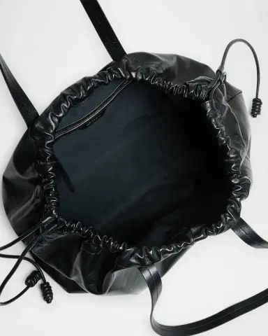 Isabel Marant Silven East-West Drawstring Leather Shoulder Bag | Thumbnail 4 Isabel Marant Silven East-West Drawstring Leather Shoulder Bag | Thumbnail 4