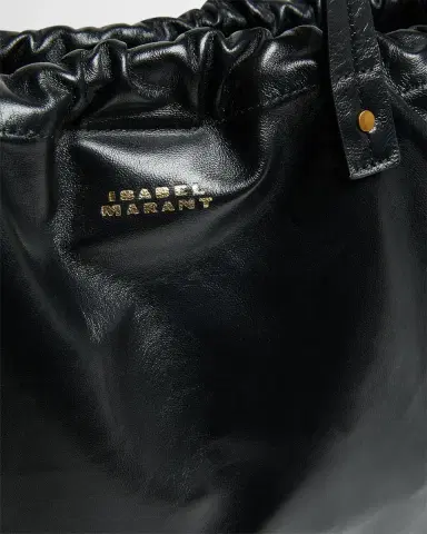 Isabel Marant Silven East-West Drawstring Leather Shoulder Bag | Thumbnail 6 Isabel Marant Silven East-West Drawstring Leather Shoulder Bag | Thumbnail 6