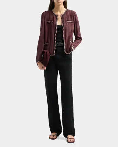 Misook Cable-Knit Jacket | Thumbnail 2 Misook Cable-Knit Jacket | Thumbnail 2