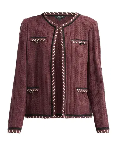 Misook Cable-Knit Jacket | Thumbnail 1 Misook Cable-Knit Jacket | Thumbnail 1