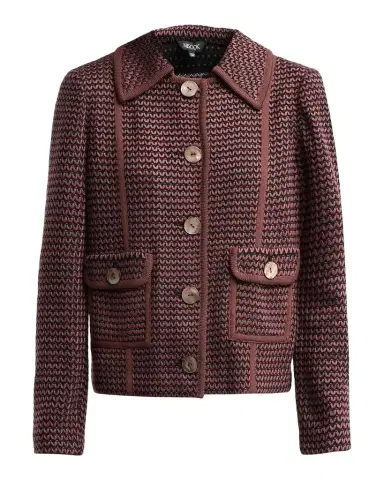 Misook Graphic Textured Knit Jacket | Thumbnail 1 Misook Graphic Textured Knit Jacket | Thumbnail 1