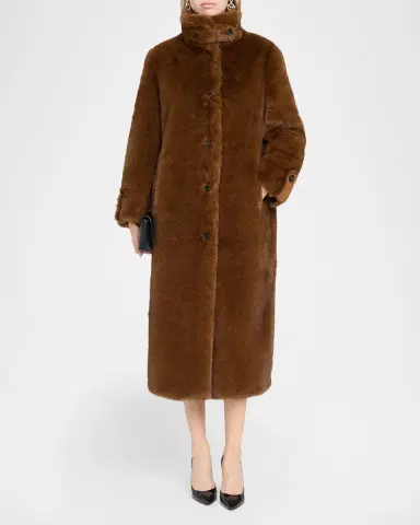 Milly Gia Faux Fur Coat | Thumbnail 2 Milly Gia Faux Fur Coat | Thumbnail 2