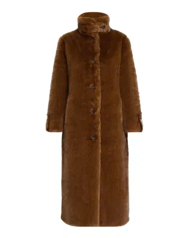 Milly Gia Faux Fur Coat | Thumbnail 1 Milly Gia Faux Fur Coat | Thumbnail 1