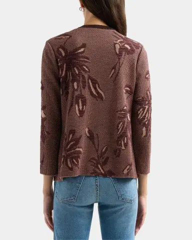 Misook Floral Jacquard Jacket | Thumbnail 3 Misook Floral Jacquard Jacket | Thumbnail 3