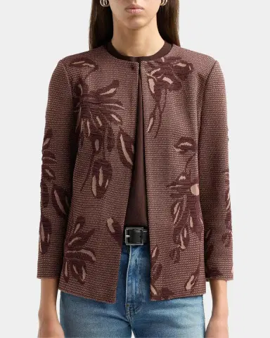 Misook Floral Jacquard Jacket | Thumbnail 5 Misook Floral Jacquard Jacket | Thumbnail 5