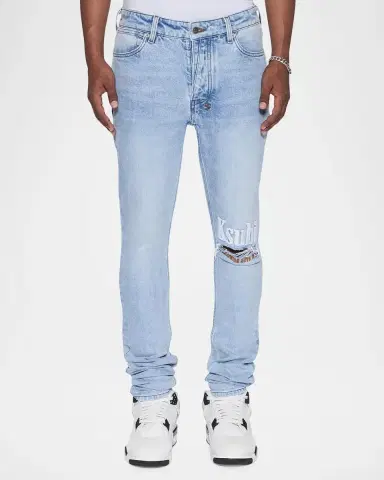 Ksubi Men's Van Winkle Kristal Logo Skinny Jeans | Thumbnail 4 Ksubi Men's Van Winkle Kristal Logo Skinny Jeans | Thumbnail 4