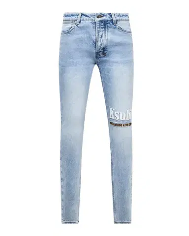 Ksubi Men's Van Winkle Kristal Logo Skinny Jeans | Thumbnail 1 Ksubi Men's Van Winkle Kristal Logo Skinny Jeans | Thumbnail 1