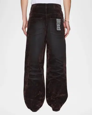 Ksubi Men's Maxx Brown Denim Straight-Leg Jeans | Thumbnail 2 Ksubi Men's Maxx Brown Denim Straight-Leg Jeans | Thumbnail 2
