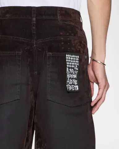 Ksubi Men's Maxx Brown Denim Straight-Leg Jeans | Thumbnail 4 Ksubi Men's Maxx Brown Denim Straight-Leg Jeans | Thumbnail 4