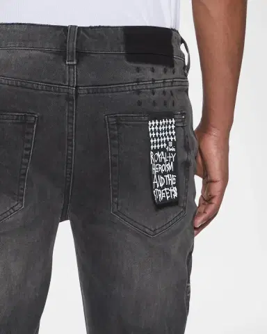 Ksubi Men's Van Winkle Graphite Racer Skinny Jeans | Thumbnail 5 Ksubi Men's Van Winkle Graphite Racer Skinny Jeans | Thumbnail 5