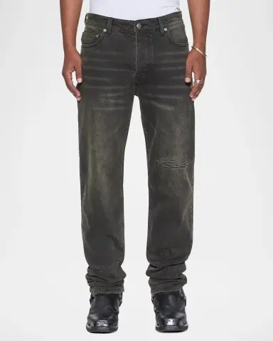Ksubi Men's Hazlow Graphite Intruder Straight-Leg Jeans | Thumbnail 4 Ksubi Men's Hazlow Graphite Intruder Straight-Leg Jeans | Thumbnail 4