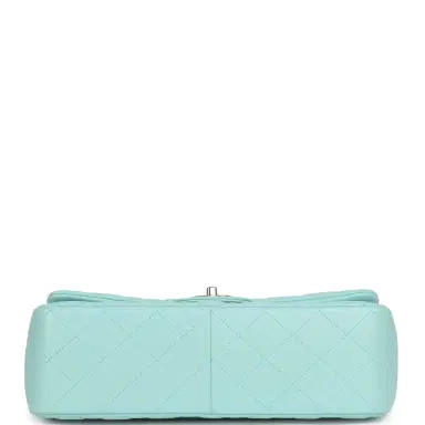 Chanel Chanel Jumbo Classic Double Flap Light Blue Caviar Light Gold Hardware | Thumbnail 6 Chanel Chanel Jumbo Classic Double Flap Light Blue Caviar Light Gold Hardware | Thumbnail 6