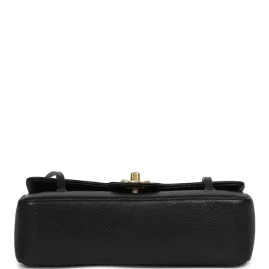 Chanel Chanel Small Preppy Coco Flap Bag Black Shiny Caviar Brushed Gold Hardware | Thumbnail 6 Chanel Chanel Small Preppy Coco Flap Bag Black Shiny Caviar Brushed Gold Hardware | Thumbnail 6