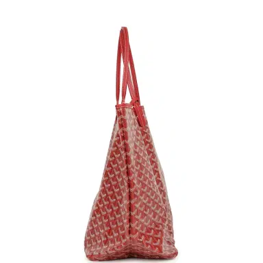 goyard Goyard Goyardine Red Saint Louis GM Tote Bag Palladium Hardware | Thumbnail 4 goyard Goyard Goyardine Red Saint Louis GM Tote Bag Palladium Hardware | Thumbnail 4
