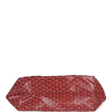 goyard Goyard Goyardine Red Saint Louis GM Tote Palladium Hardware | Thumbnail 6 goyard Goyard Goyardine Red Saint Louis GM Tote Palladium Hardware | Thumbnail 6
