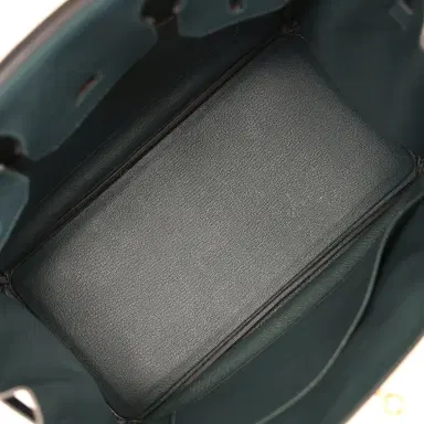 HERMÈS Hermes Birkin 30 Vert Cypress Clemence Gold Hardware | Thumbnail 8 HERMÈS Hermes Birkin 30 Vert Cypress Clemence Gold Hardware | Thumbnail 8