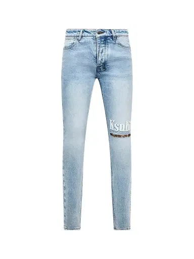 Ksubi Men's Van Winkle Kristal Logo Skinny Jeans | Thumbnail 1 Ksubi Men's Van Winkle Kristal Logo Skinny Jeans | Thumbnail 1