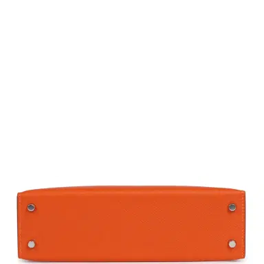 HERMÈS Hermes Kelly Sellier 20 Tangerine Epsom Palladium Hardware | Thumbnail 6 HERMÈS Hermes Kelly Sellier 20 Tangerine Epsom Palladium Hardware | Thumbnail 6