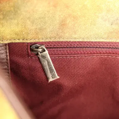 Chanel Pre-owned Chanel Small "On The Pavements" Messenger Bag Dark Khaki, Multicolor Graffiti Canvas Antique Silver Hardware | Thumbnail 14 Chanel Pre-owned Chanel Small "On The Pavements" Messenger Bag Dark Khaki, Multicolor Graffiti Canvas Antique Silver Hardware | Thumbnail 14