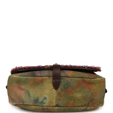 Chanel Pre-owned Chanel Small "On The Pavements" Messenger Bag Dark Khaki, Multicolor Graffiti Canvas Antique Silver Hardware | Thumbnail 7 Chanel Pre-owned Chanel Small "On The Pavements" Messenger Bag Dark Khaki, Multicolor Graffiti Canvas Antique Silver Hardware | Thumbnail 7