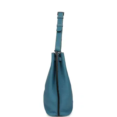 HERMÈS Pre-owned Hermes So Kelly 26 Blue Jean Clemence Palladium Hardware | Thumbnail 3 HERMÈS Pre-owned Hermes So Kelly 26 Blue Jean Clemence Palladium Hardware | Thumbnail 3