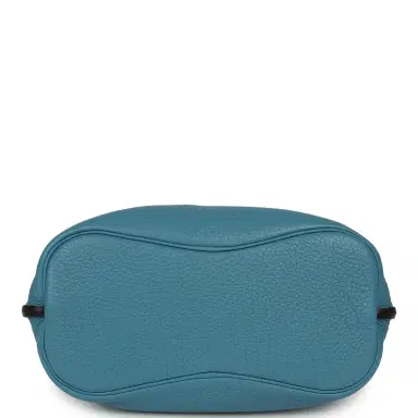 HERMÈS Pre-owned Hermes So Kelly 26 Blue Jean Clemence Palladium Hardware | Thumbnail 6 HERMÈS Pre-owned Hermes So Kelly 26 Blue Jean Clemence Palladium Hardware | Thumbnail 6