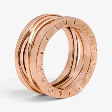 BVLGARI Bulgari B.Zero1 Design Legend 18K Rose Gold Three Band Ring Sz. 6.75 by The Solist | Thumbnail 2 BVLGARI Bulgari B.Zero1 Design Legend 18K Rose Gold Three Band Ring Sz. 6.75 by The Solist | Thumbnail 2