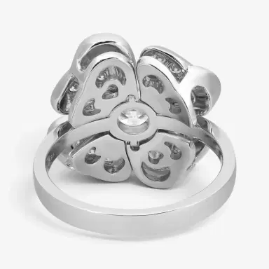 BVLGARI Bulgari Fiorever 18K White Gold Diamond Ring Sz. 7 by The Solist | Thumbnail 5 BVLGARI Bulgari Fiorever 18K White Gold Diamond Ring Sz. 7 by The Solist | Thumbnail 5