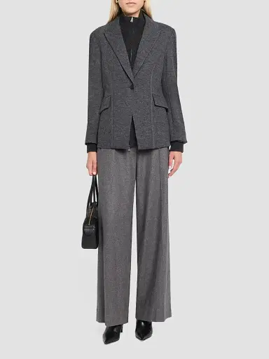 Simkhai Women's Auden Virgin Wool-Blend Blazer | Thumbnail 2 Simkhai Women's Auden Virgin Wool-Blend Blazer | Thumbnail 2