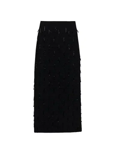 Simkhai Women's Bree Fringe Midi Skirt | Thumbnail 1 Simkhai Women's Bree Fringe Midi Skirt | Thumbnail 1
