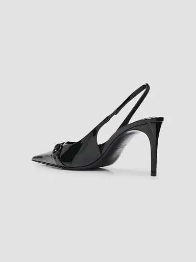 Gucci Women's Donna 80MM Patent Leather Slingback Pumps | Thumbnail 4 Gucci Women's Donna 80MM Patent Leather Slingback Pumps | Thumbnail 4