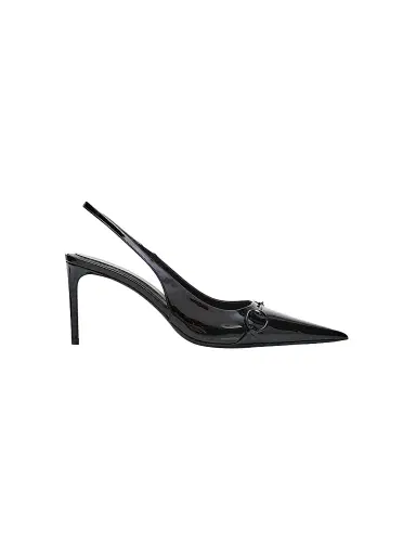 Gucci Women's Donna 80MM Patent Leather Slingback Pumps | Thumbnail 1 Gucci Women's Donna 80MM Patent Leather Slingback Pumps | Thumbnail 1