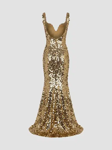 Mac Duggal Women's Sequined Mermaid Gown | Thumbnail 6 Mac Duggal Women's Sequined Mermaid Gown | Thumbnail 6