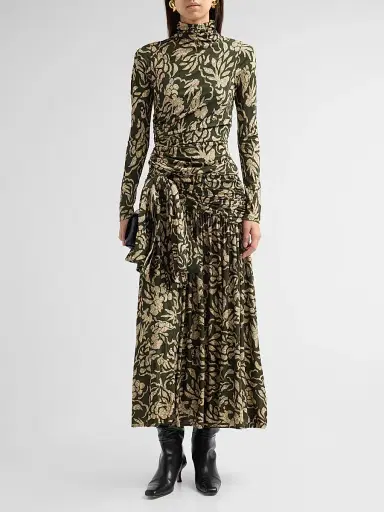 Ulla Johnson Women's Katy Draped Jersey Maxi Dress | Thumbnail 2 Ulla Johnson Women's Katy Draped Jersey Maxi Dress | Thumbnail 2