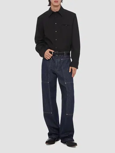 Helmut Lang Men's Relaxed Carpenter Jeans | Thumbnail 2 Helmut Lang Men's Relaxed Carpenter Jeans | Thumbnail 2
