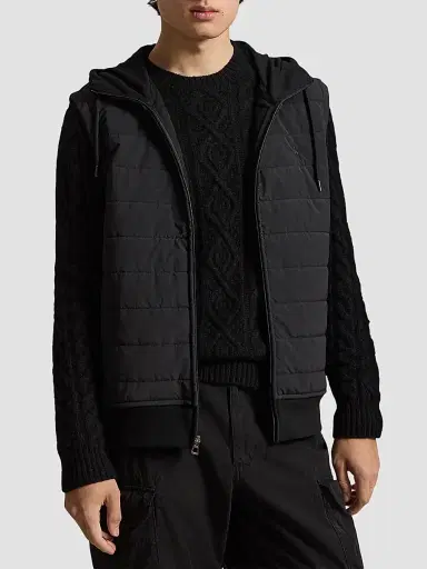 Polo Ralph Lauren Men's Zip-Front Hooded Vest | Thumbnail 4 Polo Ralph Lauren Men's Zip-Front Hooded Vest | Thumbnail 4