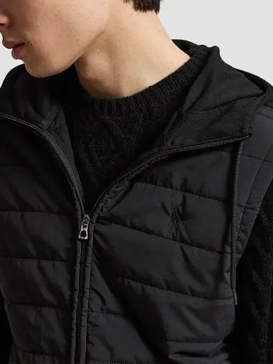 Polo Ralph Lauren Men's Zip-Front Hooded Vest | Thumbnail 5 Polo Ralph Lauren Men's Zip-Front Hooded Vest | Thumbnail 5