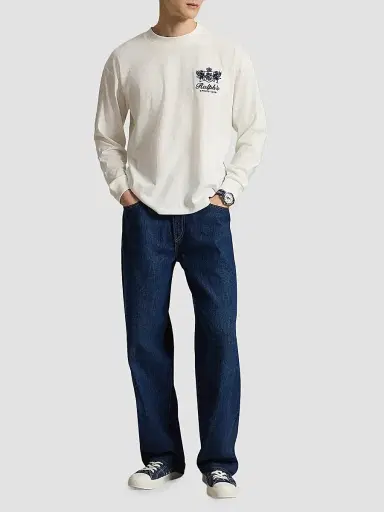 Polo Ralph Lauren Men's Relaxed-Fit Jersey Graphic T-Shirt | Thumbnail 2 Polo Ralph Lauren Men's Relaxed-Fit Jersey Graphic T-Shirt | Thumbnail 2