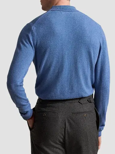 Polo Ralph Lauren Men's Wool Polo-Collar Sweater | Thumbnail 3 Polo Ralph Lauren Men's Wool Polo-Collar Sweater | Thumbnail 3